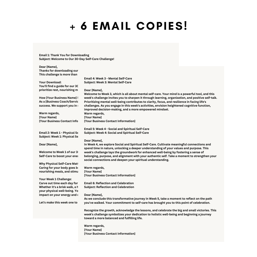 30-Day Challenge Kit Lead Magnet - Course Content for Coaches - Ebook Template Jelly Social Lab