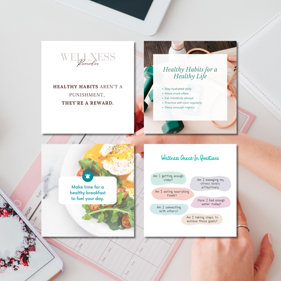 Ultimate Health Coach  Social Media Content Starter Kit Jelly Social Lab