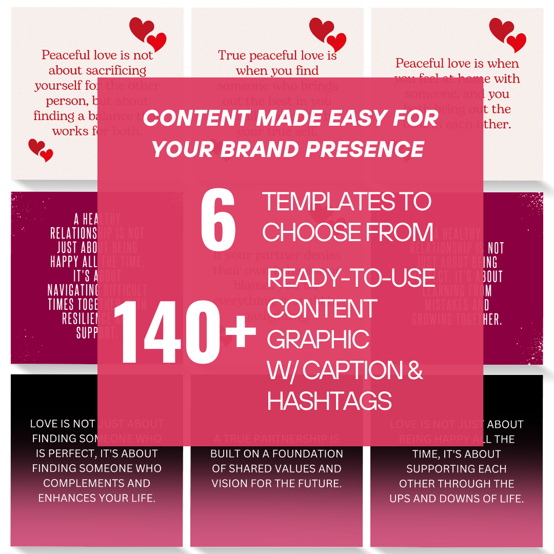 Relationship & Dating Coach Content / Coaching Instagram Canva Templates / with REAL content and captions! Jelly Social Lab