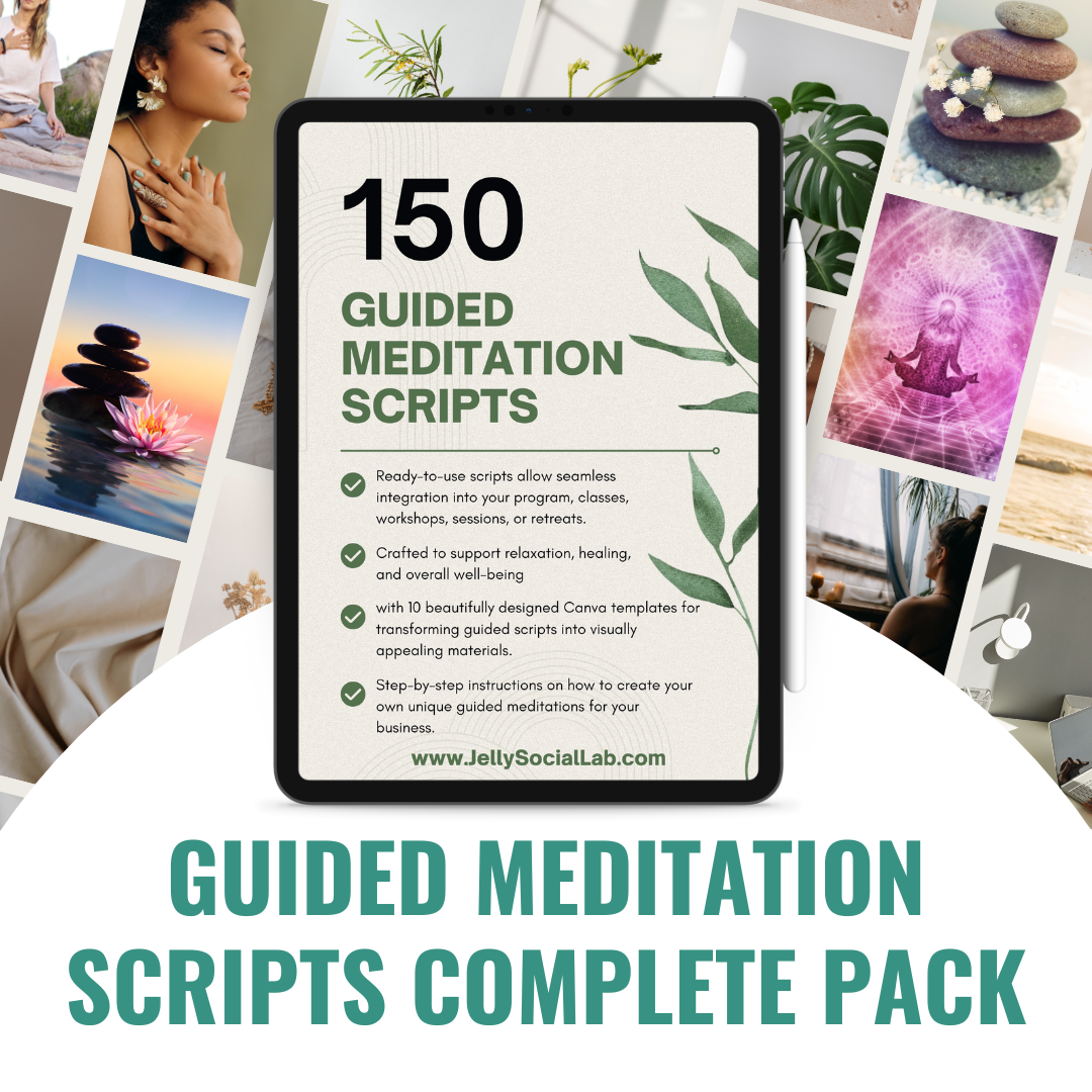 Guided Meditation Scripts Complete Pack Jelly Social Lab