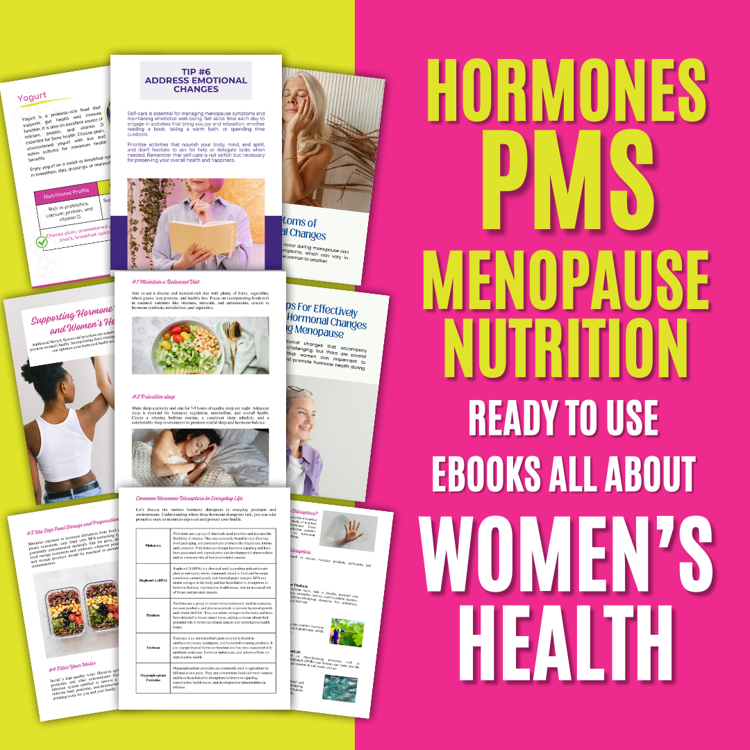 Womens Health Hormones PMS Menopause Done For You Ebook Coaching Tool  Canva Template Easy to Edit Template for Coaches Health Professionals Jelly Social Lab