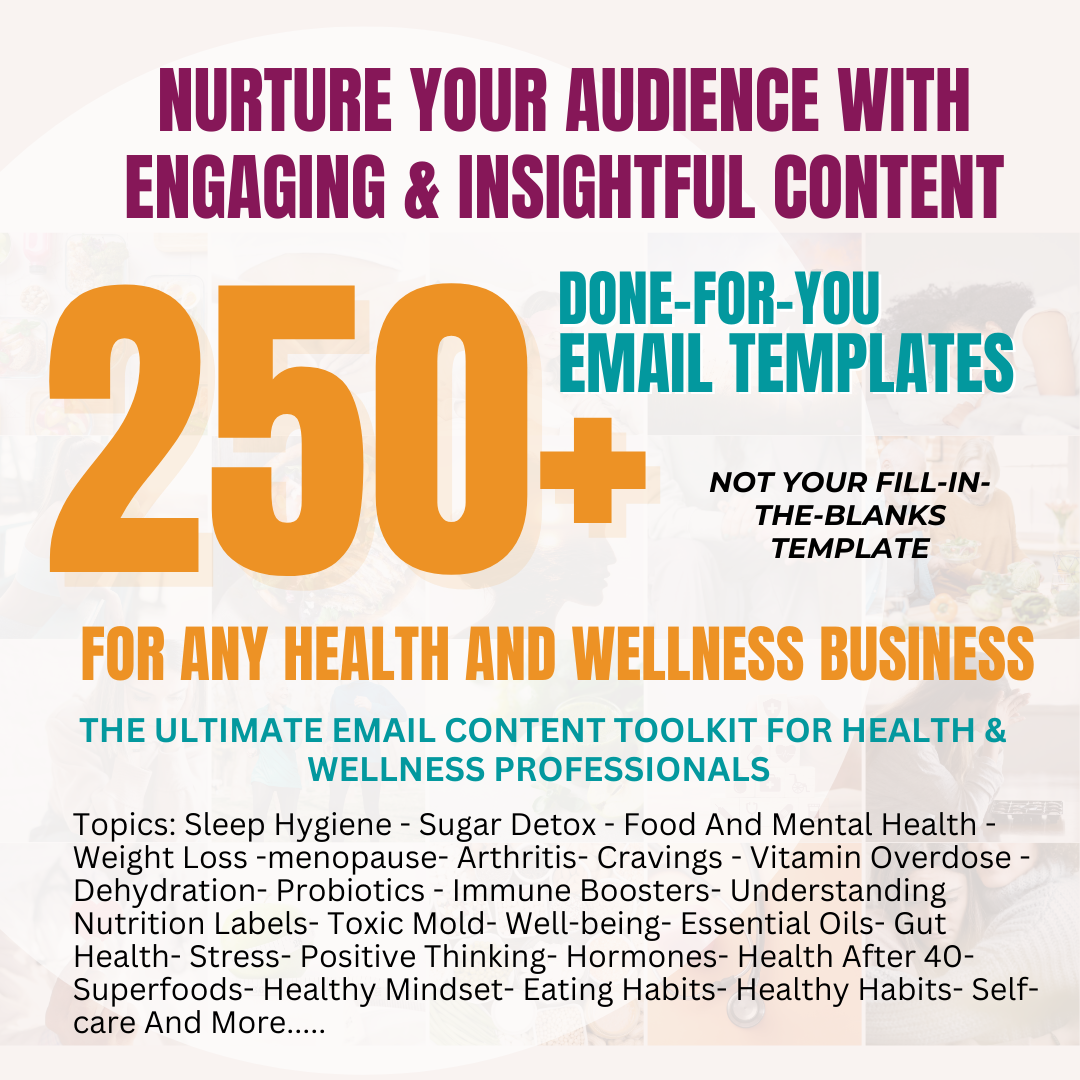 Holistic Content Powerhouse Bundle 200 Email Swipe Copies for Health & Wellness Business