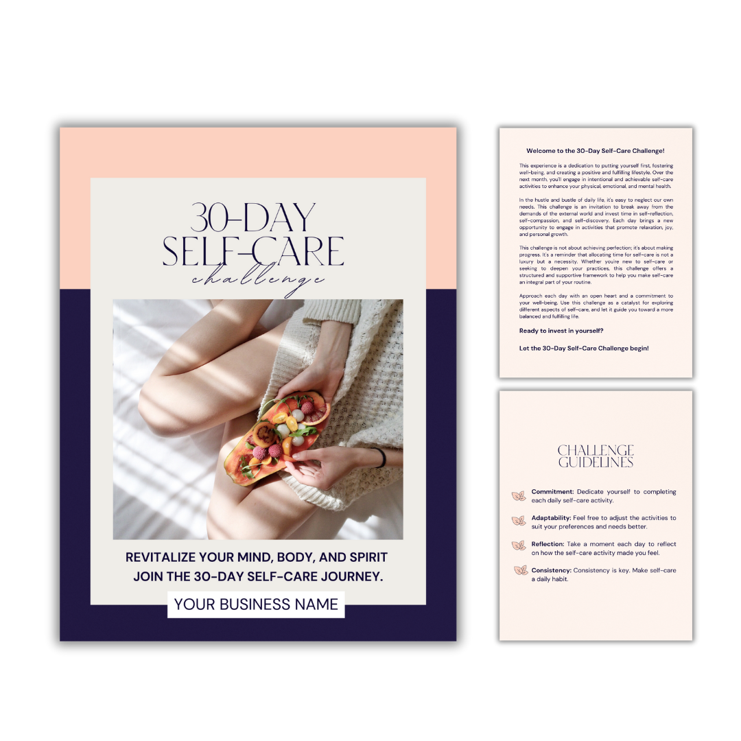 30-Day Challenge Kit Lead Magnet - Course Content for Coaches - Ebook Template Jelly Social Lab
