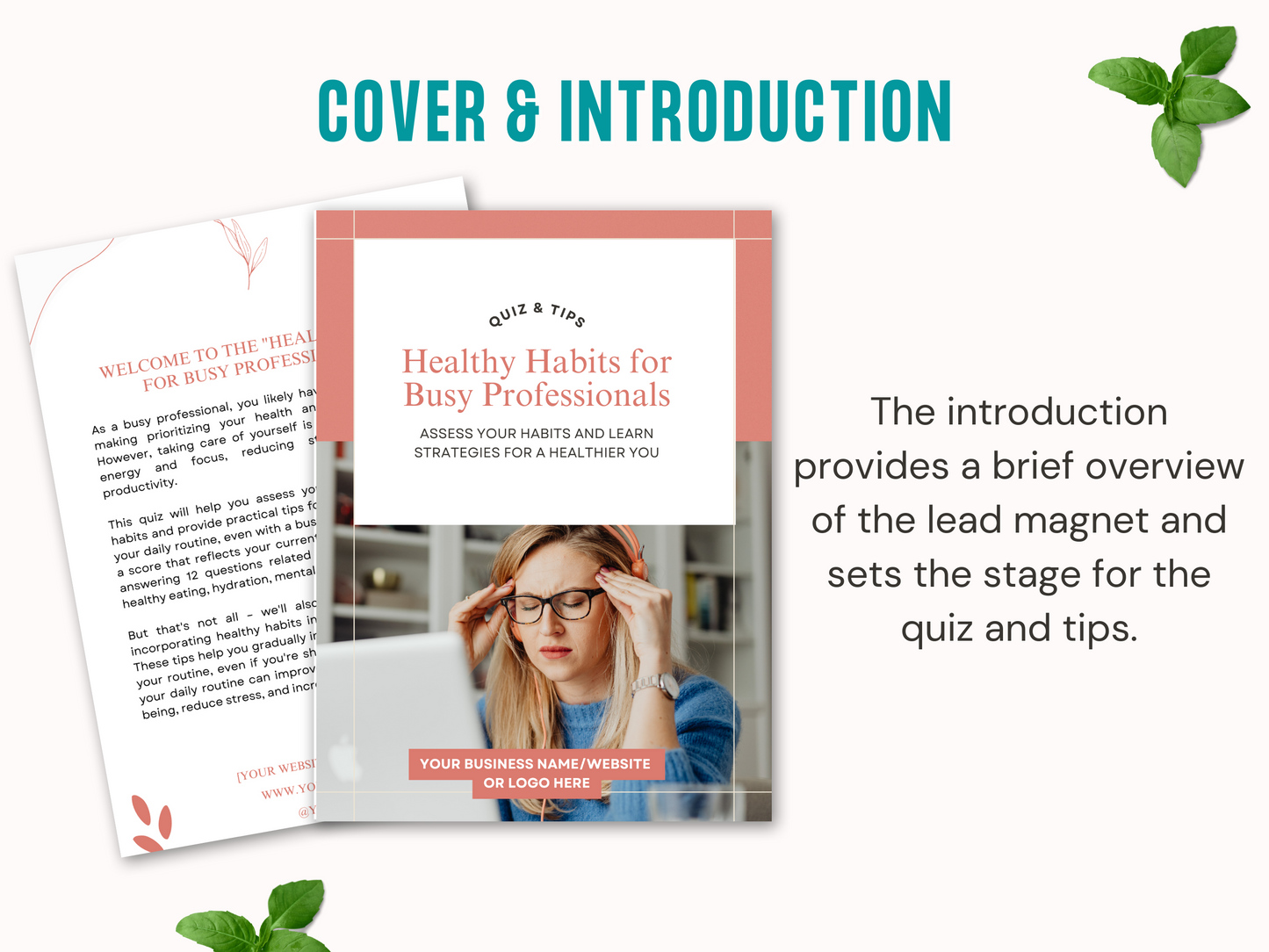 Busy Lives, Healthy Habits: Pre-Made Lead Magnet and Email Templates Jelly Social Lab
