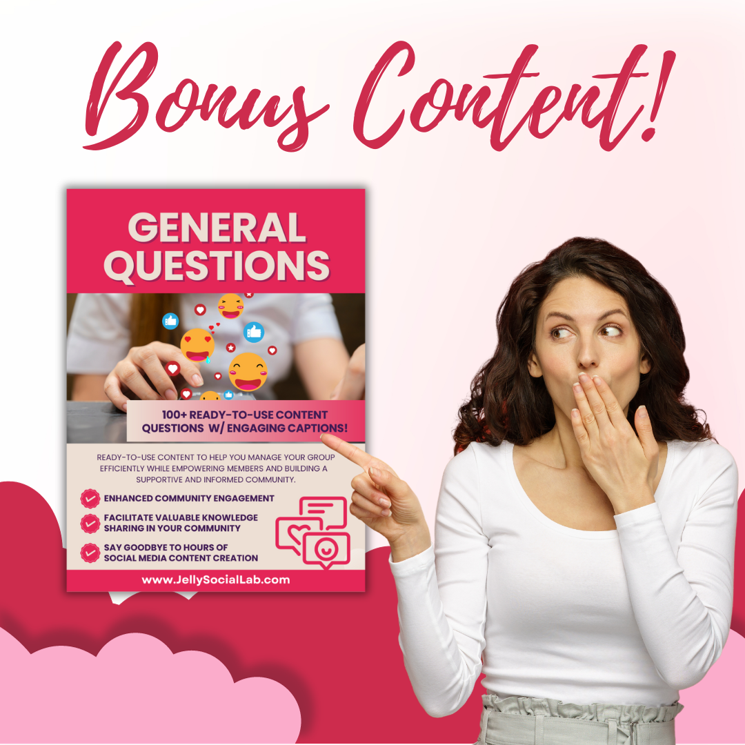 Mental Wellness Discussion Power Pack: 100 Questions & Captions Jelly Social Lab