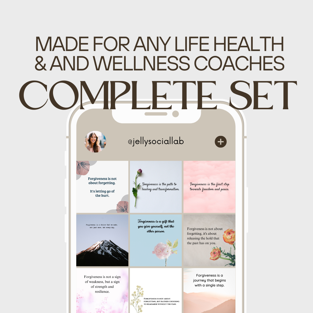 Forgiveness Ready-to-use Social Media Content Jelly Social Lab