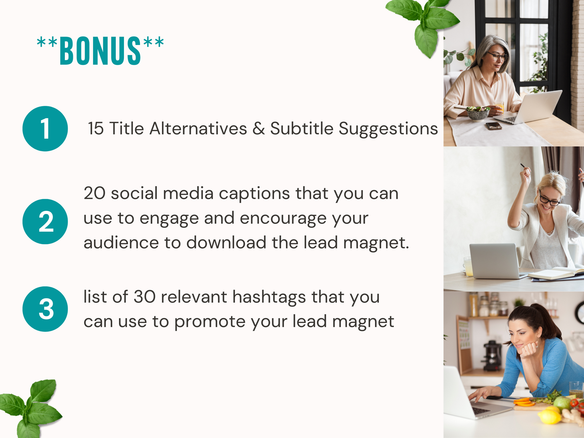 Busy Lives, Healthy Habits: Pre-Made Lead Magnet and Email Templates Jelly Social Lab