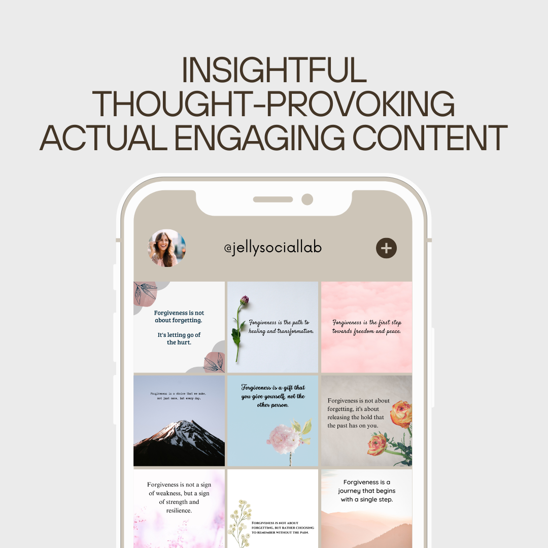 Forgiveness Ready-to-use Social Media Content Jelly Social Lab