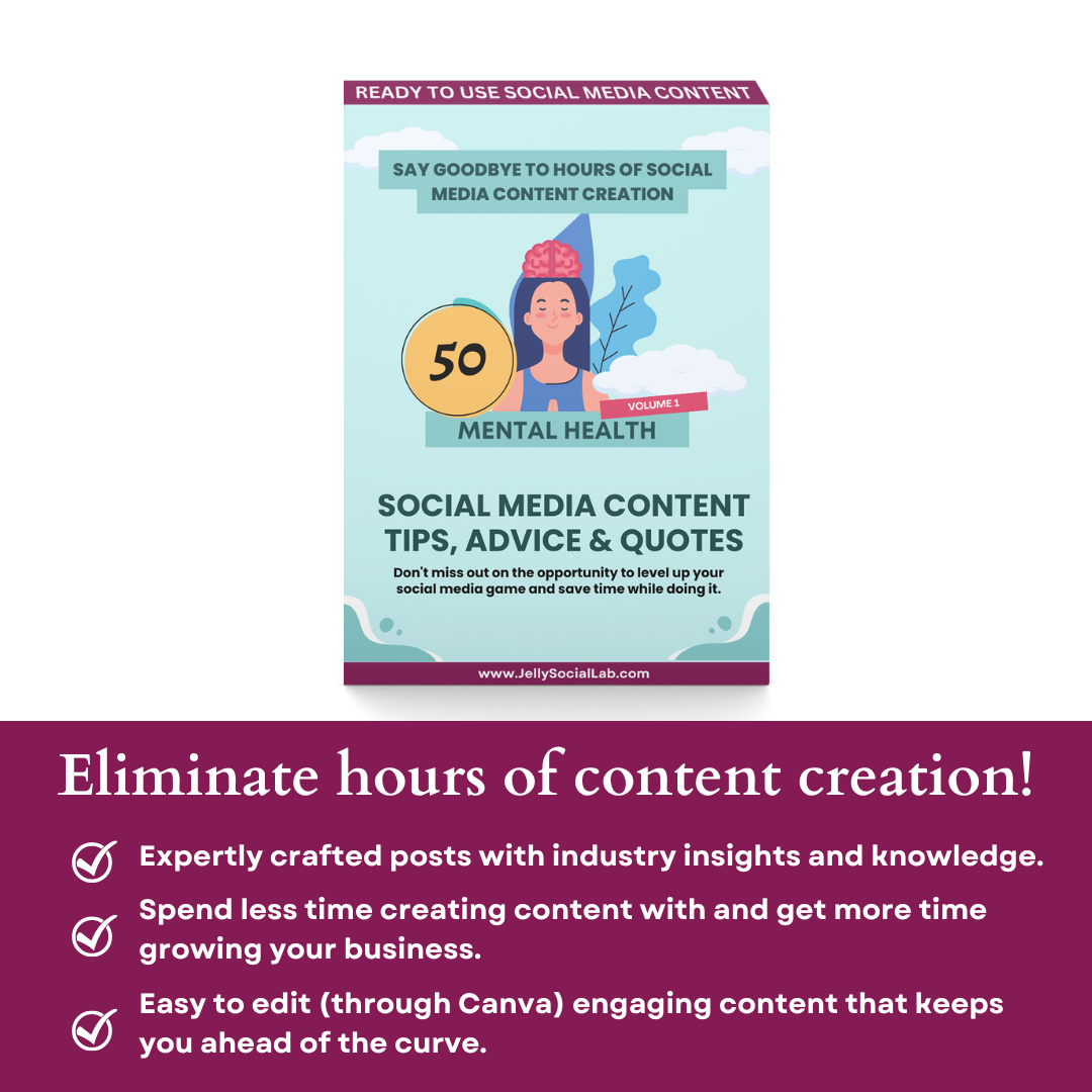 Ultimate Health Coach  Social Media Content Starter Kit Jelly Social Lab