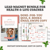 Busy Lives, Healthy Habits: Pre-Made Lead Magnet and Email Templates Jelly Social Lab