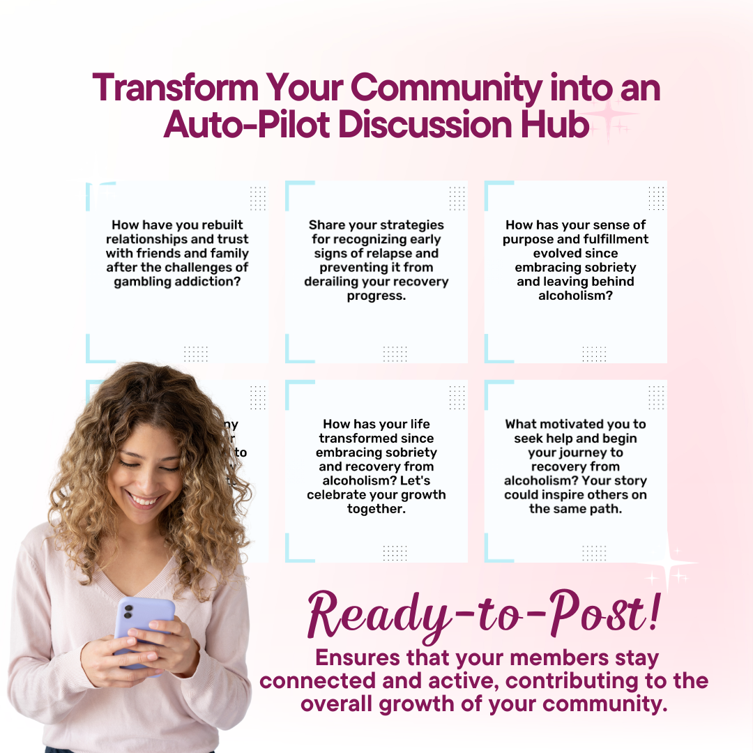 Relapse Discussion Power Pack: 100 Questions & Captions Jelly Social Lab