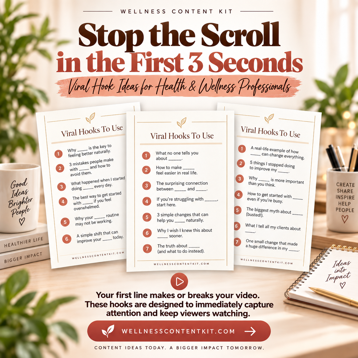Video Hooks for Health and Wellness Creators | Boost Engagement