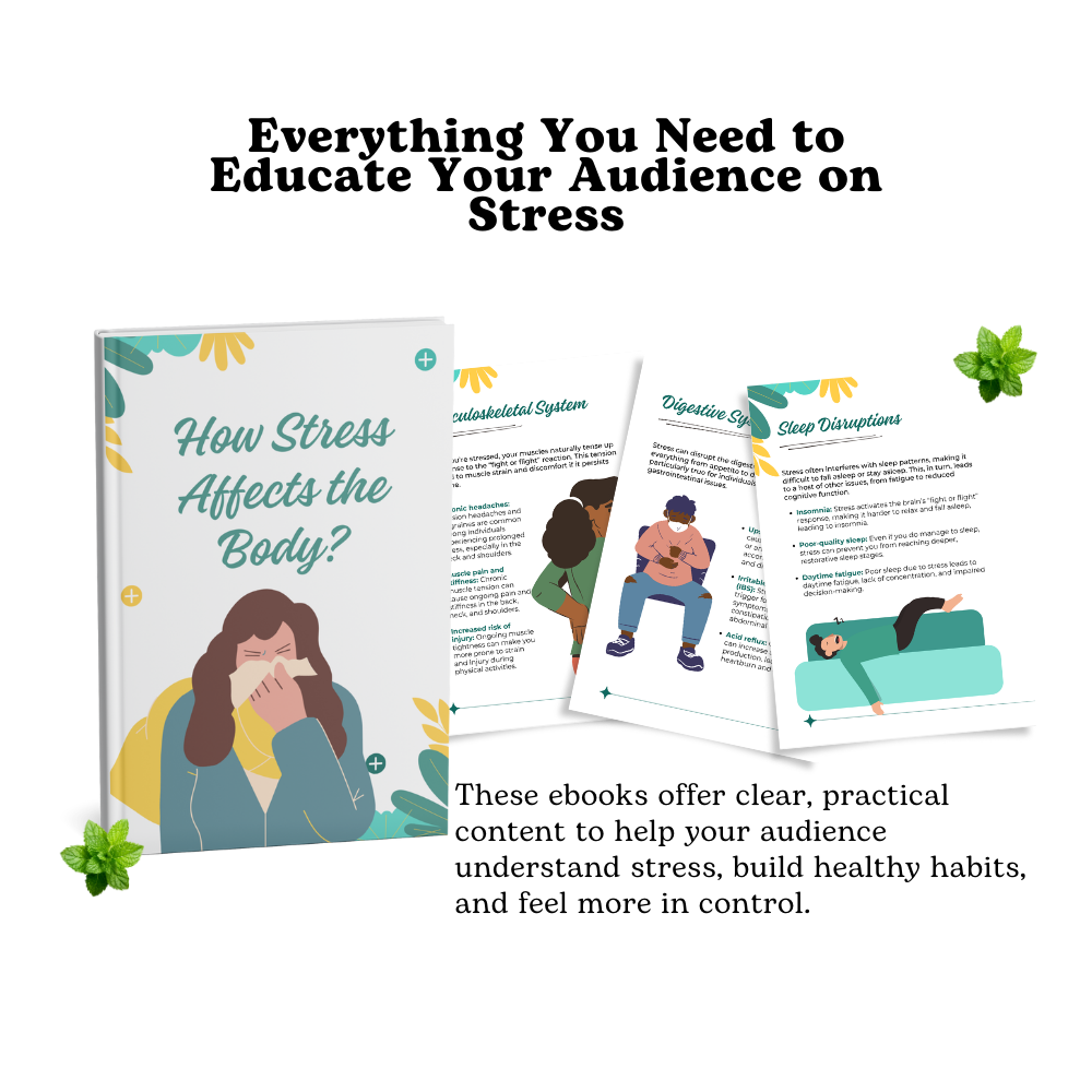 stress management ebooks coaching template coaching tool