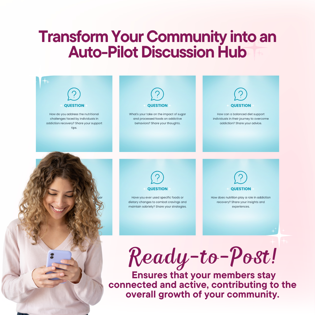 Nutrition Recovery Discussion Power Pack: 100 Questions & Captions Jelly Social Lab