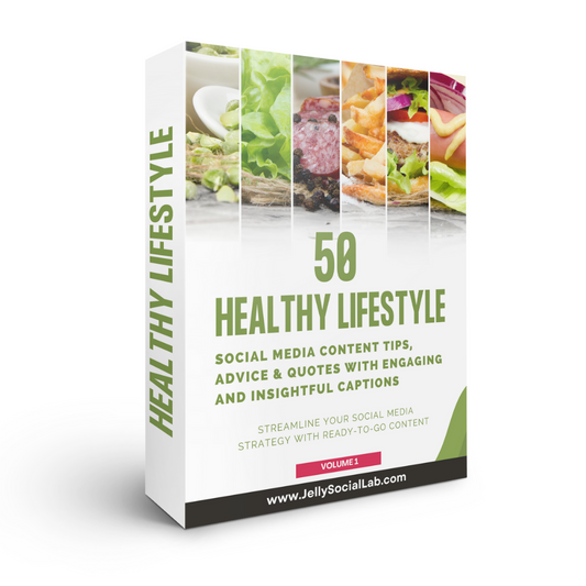 Healthy Lifestyle Inspiration Pack Volume 1 Jelly Social Lab