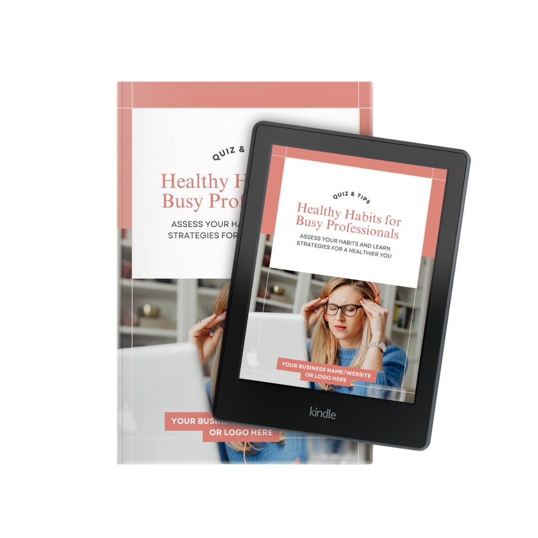 Busy Lives, Healthy Habits: Pre-Made Lead Magnet and Email Templates - Jelly Social Lab