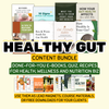 Gut Health Content Bundle for Coaches Nutritionist and Health Professionals - Coaching Toolkit DFY Ebooks and Recipes Wellness Content Kit