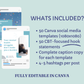 CBT Therapist Social Media Templates | 50 Mental Health Instagram Posts | Canva Templates for Psychologists | Therapy Practice Marketing