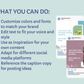 CBT Therapist Social Media Templates | 50 Mental Health Instagram Posts | Canva Templates for Psychologists | Therapy Practice Marketing